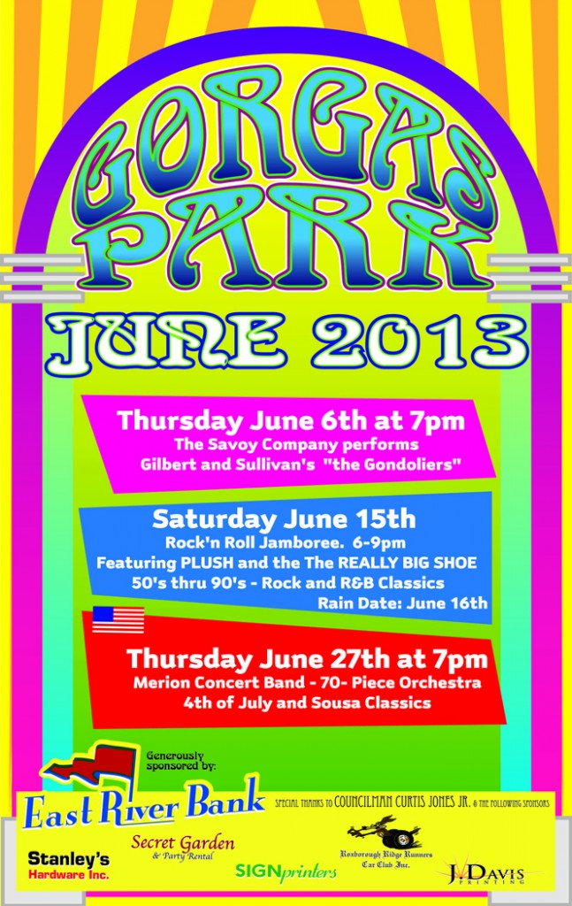 GorgasParkSchedule2013